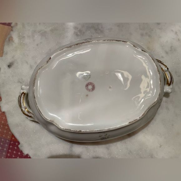 CH Field Haviland Limoges Oval Serving Dish with Lid - Picture 4 of 11
